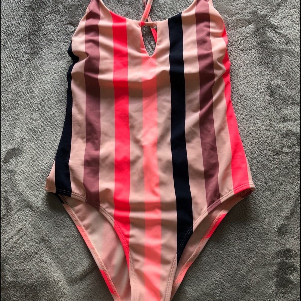 Xhilaration striped one piece